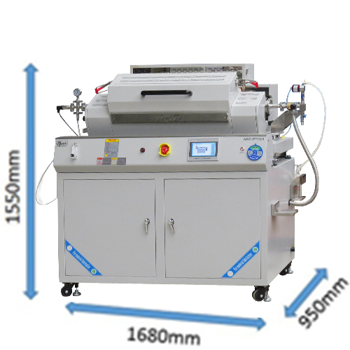 1700℃高温旋转管式烧结炉