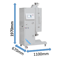 流化床FBCVD炉（三温区立式管式炉）